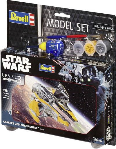 Revell Model Set Anakin's Jedi Starfighter Montagesatz Raumflugzeug (63606)