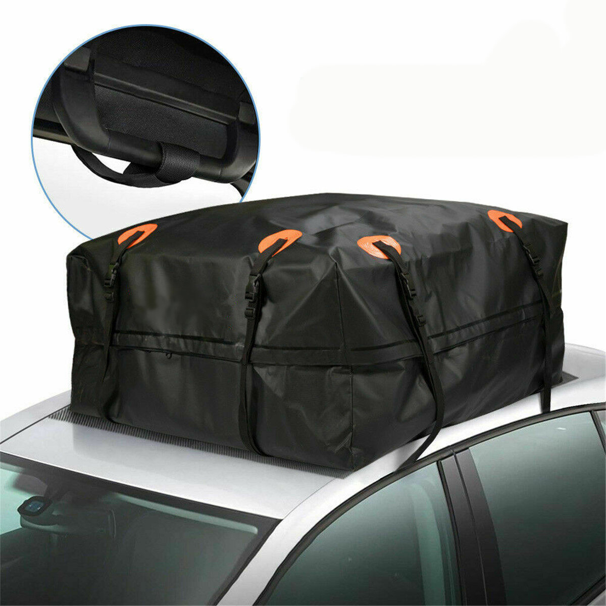 Waterproof Frame-less Construction Car Luggage Bag Rooftop Cargo Carrier Basket Rack Travel