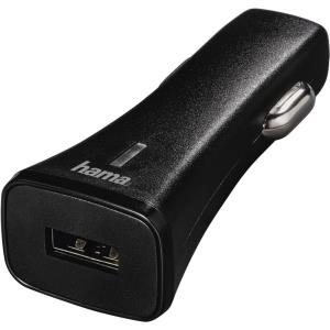 Hama - Auto-Netzteil Qualcomm Quick Charge 2.0 (USB) - auf Kabel: Micro-USB - Schwarz