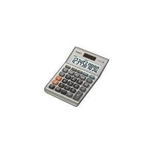 Casio MS-100BM - Desktop-Taschenrechner - 10 Stellen - Solarpanel, Batterie (MS-100 BM)