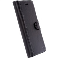 Krusell Sigtuna FolioWallet - Flip-Hülle für Mobiltelefon - genarbtes Leder - Schwarz - für Apple iPhone 7 Plus (60757)