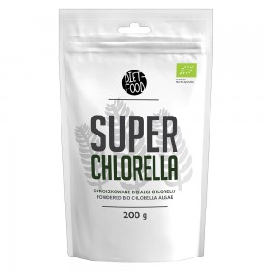 Chlorelle Bio en Poudre par Diet-Food - Poudre dAlgue Pure & Naturelle - Superfood - 200g