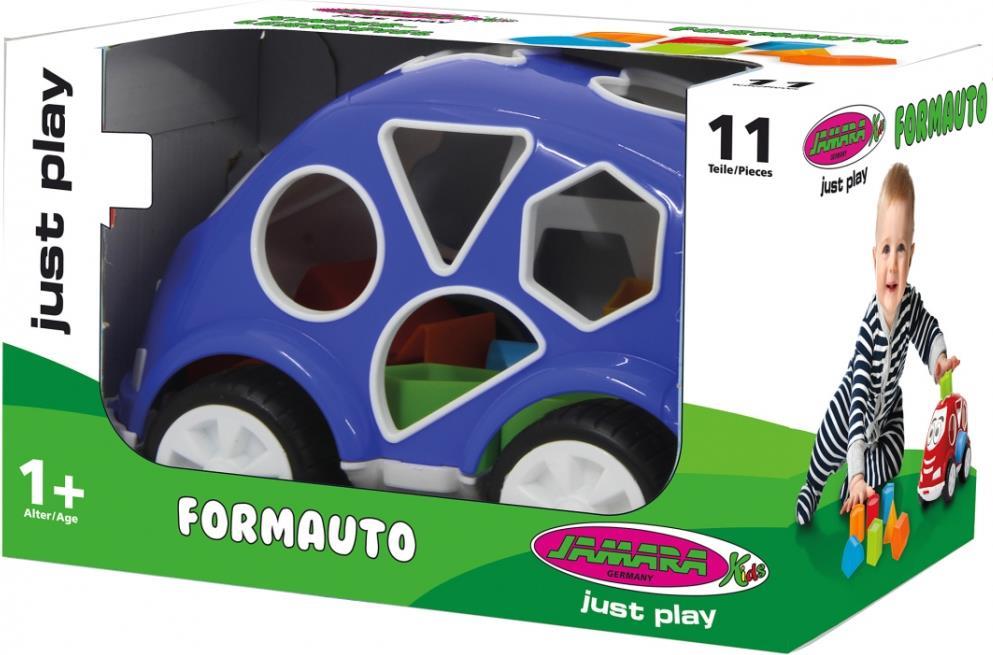 Jamara Kinderlernspiel Formauto - Blau - Auto - 1 Jahr(e) - 11 Stück(e) - 210 mm - 13,5 cm (460291)