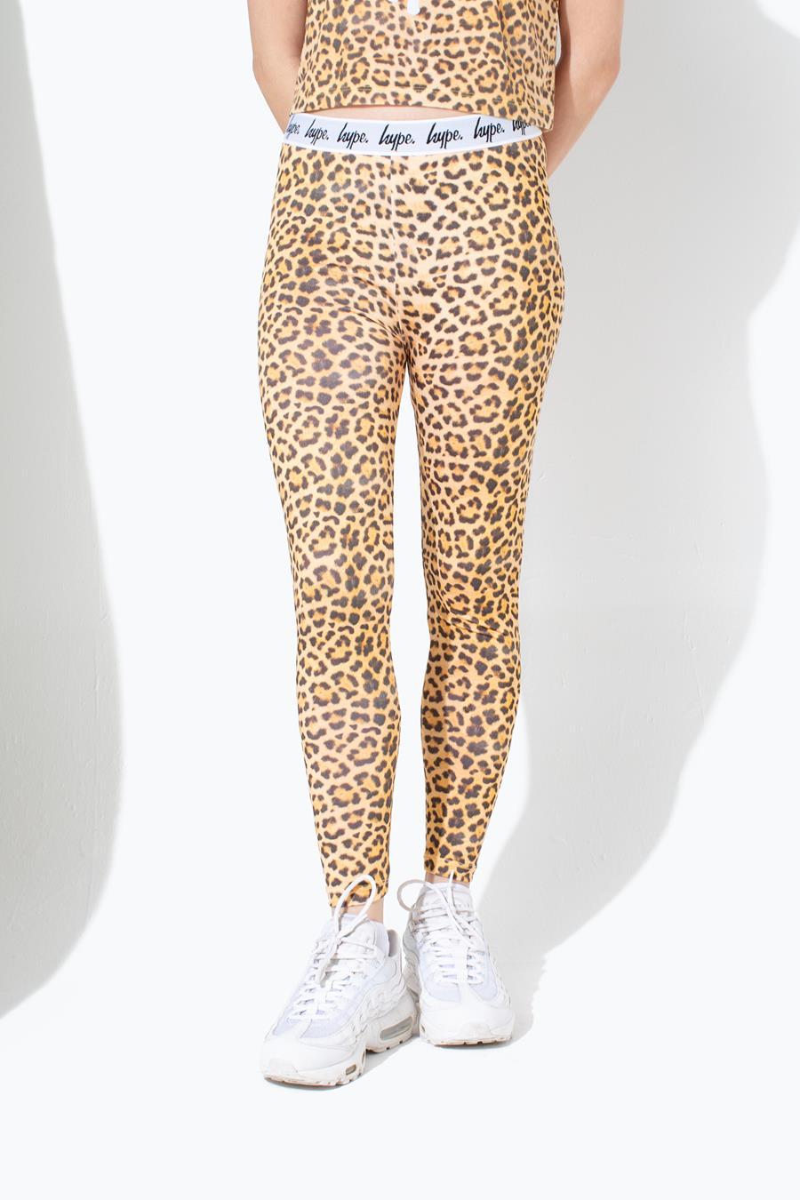 Hype Leopard Kids Leggings | Size 9-10