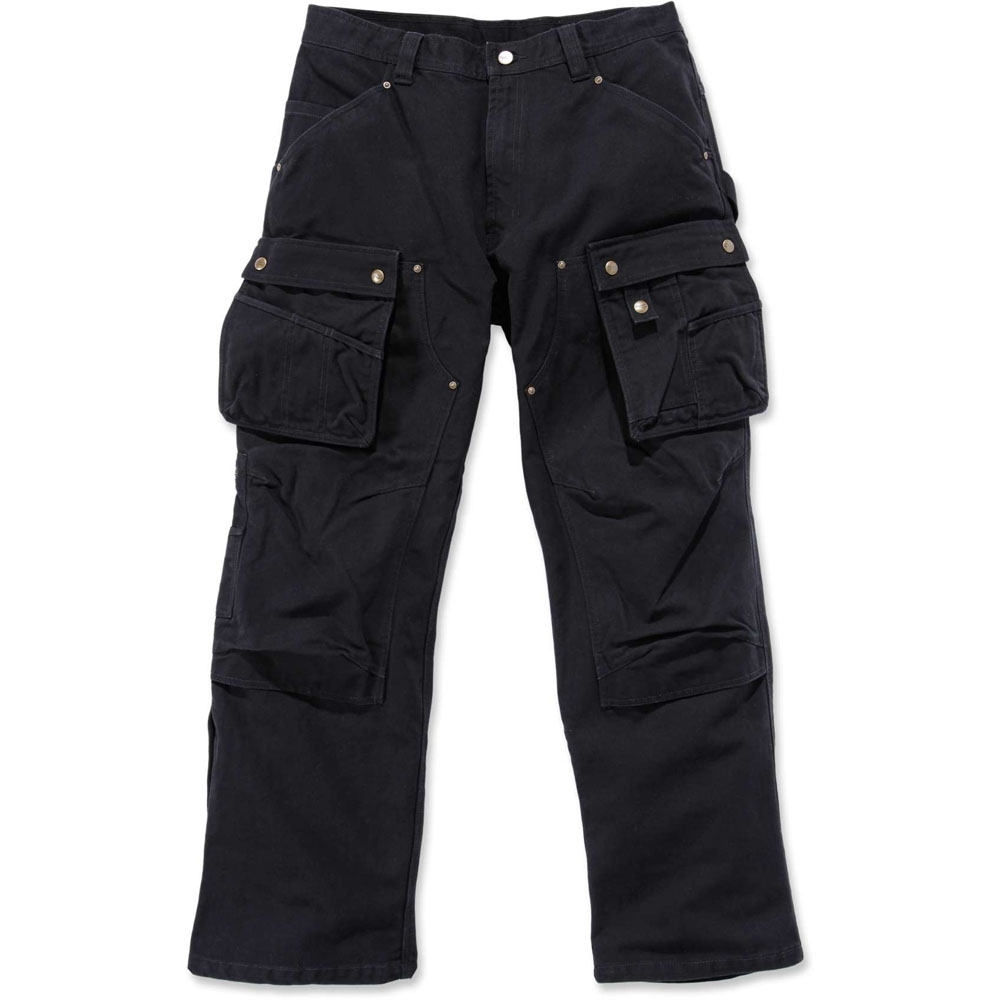 Carhartt Mens Durable Duck Multi Pocket Tech Cargo Pants Trousers Waist 32' (81cm)  Inside Leg 34' (86cm)