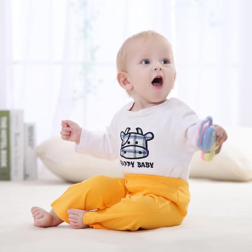 3Pcs Baby Pants Set 100% Cotton Unisex For Newborn Baby Infant 0-3M