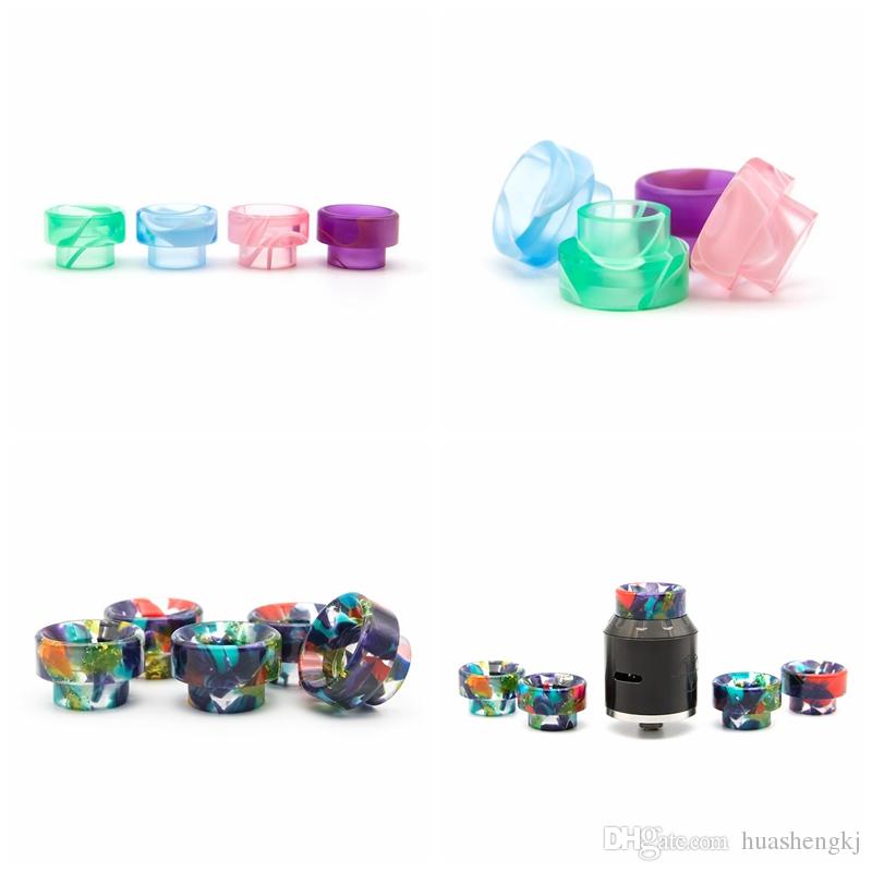 810 Drip Tip Resin Colorful Wide Bore Drip Tips Mouthpiece Fit Goon 528 Kennedy 24 AV Battle Apocalypse Pyro RDTA RDA RTA Atomizer Hot Sale