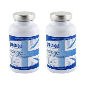 Proto-col Collagene Corps & Articulations - Supplement Anti Age au Collagene Naturelle - 180 gelules