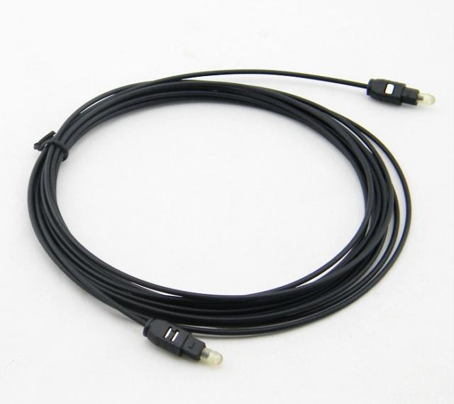 Digital Optical Optic Fiber Toslink Audio Cable 2M/6.5FT free shipping DHL 100pcs/lot