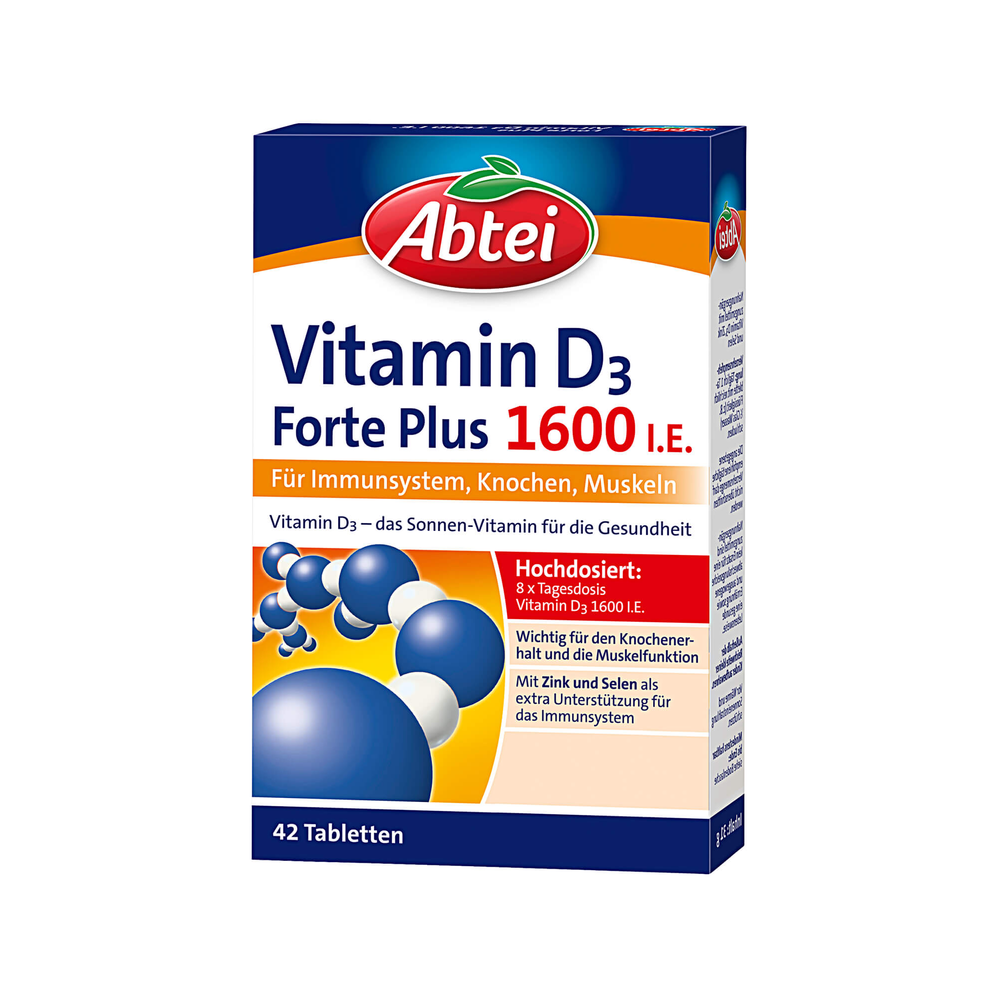 Abtei Vitamin D3 Forte Plus Tabletten