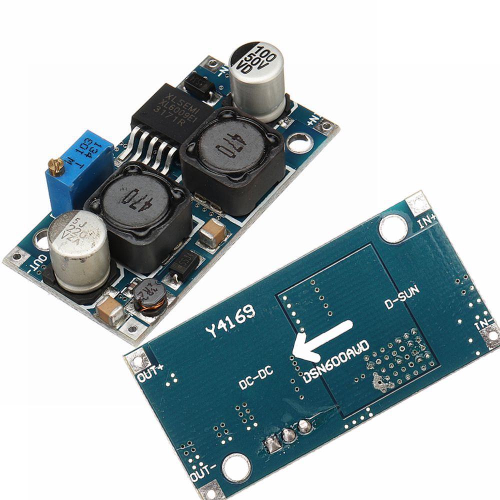 2Pcs DC-DC Boost Buck Adjustable Step Up Step Down Automatic Converter XL6009 Module Suitable For Solar Panel