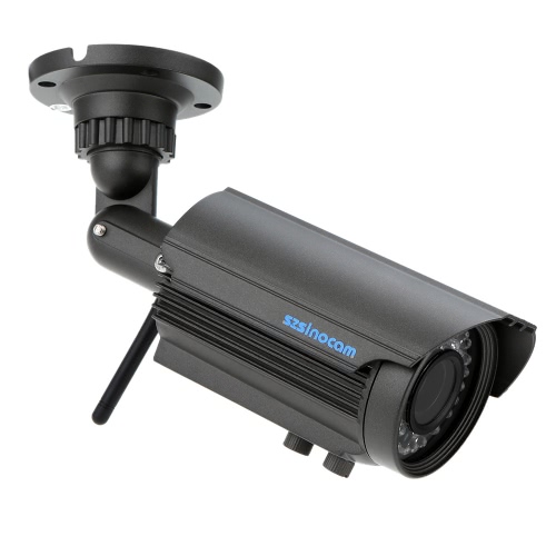 H.264 HD 720p Megapiexl 2.8-12mm Zoom bala impermeable cámara de Wifi con 36IR LEDs hogar seguridad