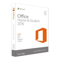 Microsoft Office for Mac Home and Student 2016 - Box-Pack - nicht-kommerziell - ohne Medien, P2 - Mac - Deutsch - Eurozone (GZA-00988)