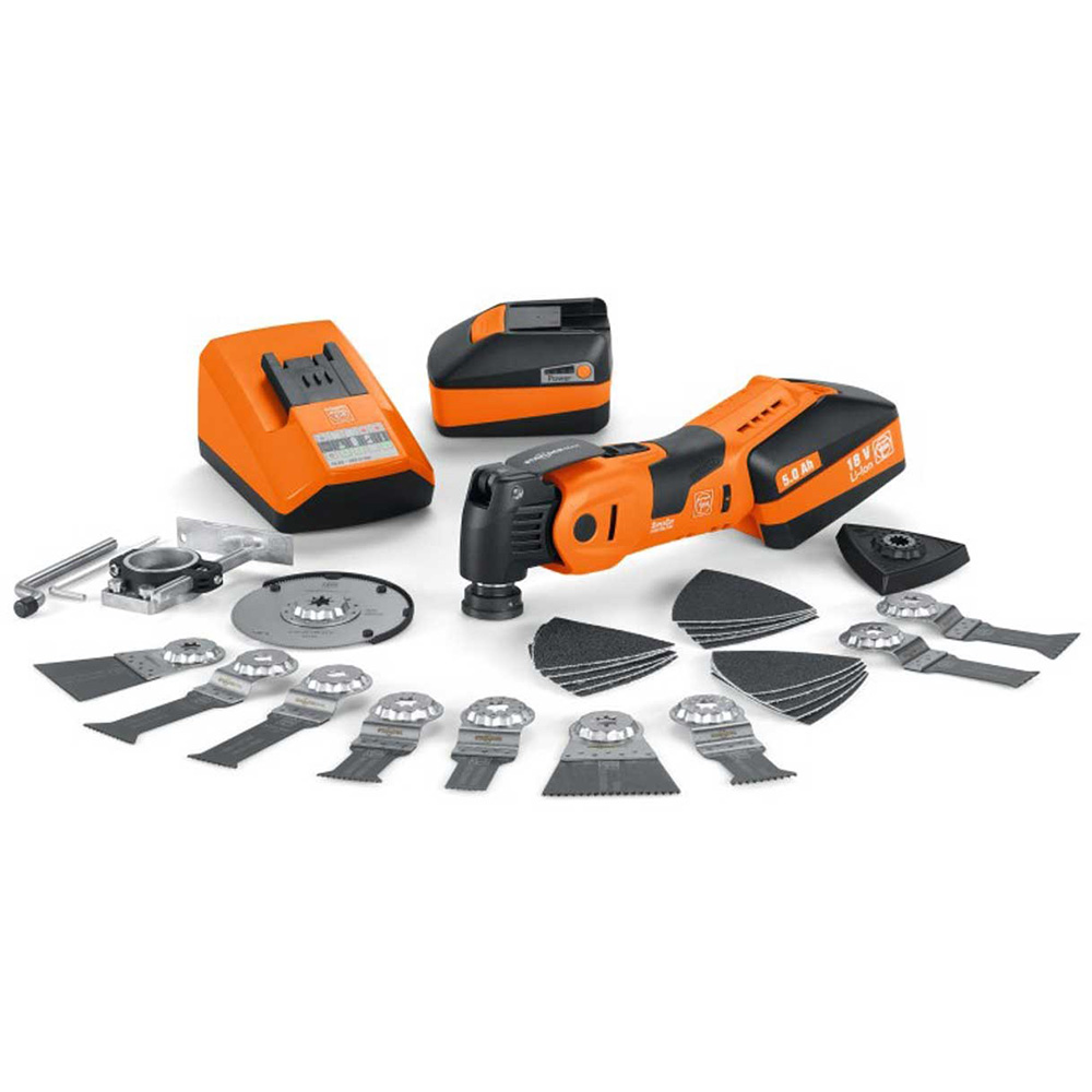 Fein AFSC18QSL 18v SuperCut Multi-Tool 5.0Ah Kit (Carpentry Exclusive)