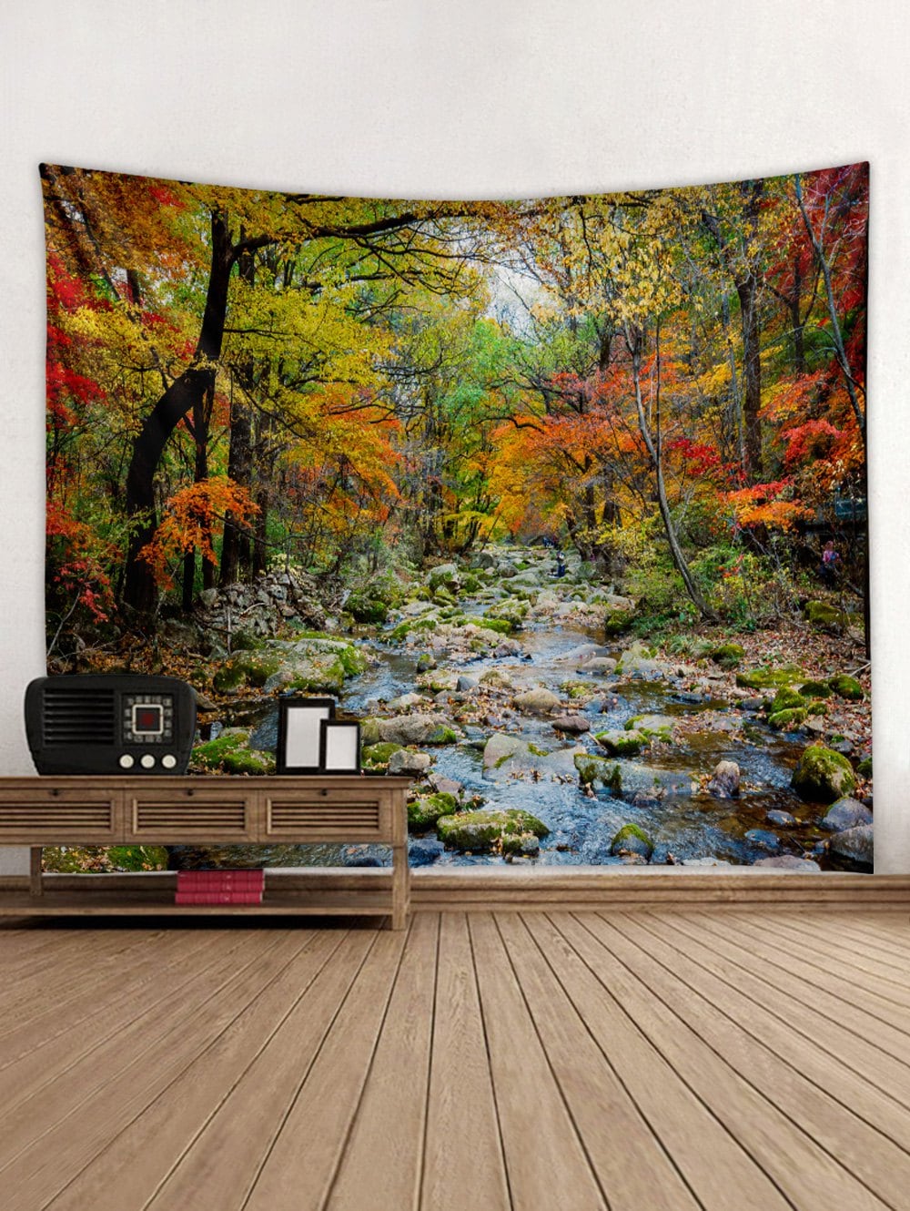 Scenic Plant Print Wall Tapestry