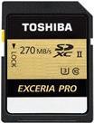 Toshiba EXCERIA PRO N501 - Flash-Speicherkarte - 16GB - UHS Class 3 - SDXC UHS-II (THN-N501G0160E6)