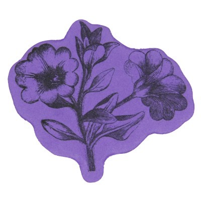 Stempel, Blumen-Motiv 2, 6 x 7 cm