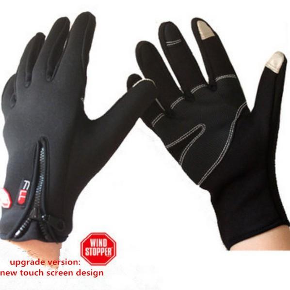 Windstopper Outdoor Sports Gloves ! For Men Women in Winter, Feel Warm When Cycling Hiking Motorcycle Ski, touch screen Gloves