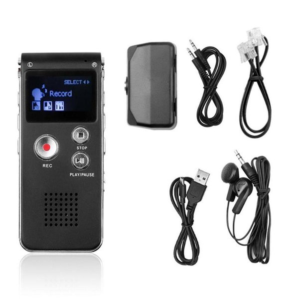 Digital Voice Recorder Mini Usb Cable Flash Audio Dictaphone Mp3 Player Grey Pen Drive