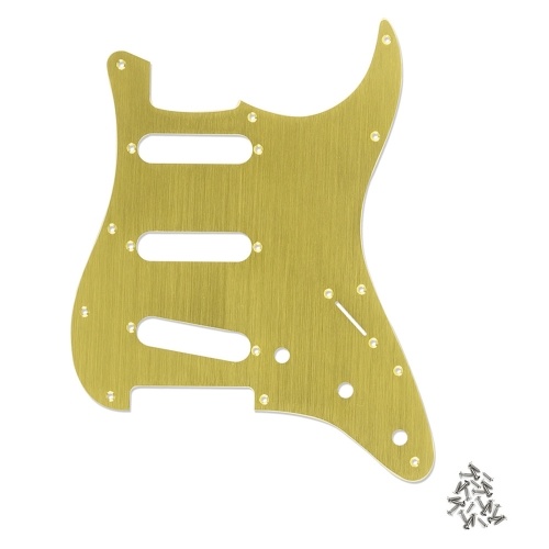 SSS - Guitarra eléctrica de 11 orificios Strat Pickguard - Cubierta de la cavidad de la placa posterior