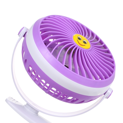 Mini USB Clip and Desk Personal Fan 2 Speed Mode Flexible 360