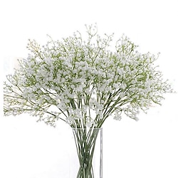 Gypsophila Artificial Flowers 6 Branch Wedding Flowers Baby Breath Tabletop Flower 62Cm/24