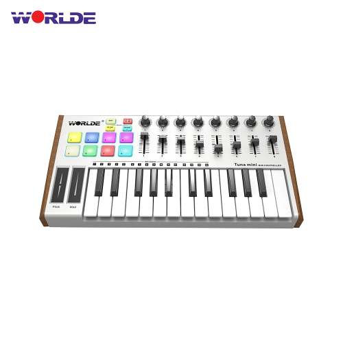 WORLDE TUNA MINI Ultra-Portable 25-Key USB MIDI Keyboard Controller