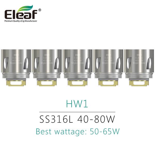 Authentische Eleaf HW1 Einzylinder 0.2¦¸ 40W-80W Spulenk?pfe f¨¹r ELLO / ELLO Mini / ELLO Mini XL (5-Pack)