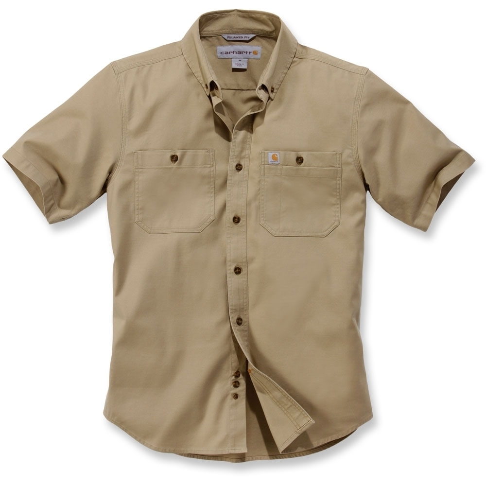 Carhartt Mens Rugged Flex Rigby Short Sleeve Work Shirt S - Chest 34-36' (86-91cm)