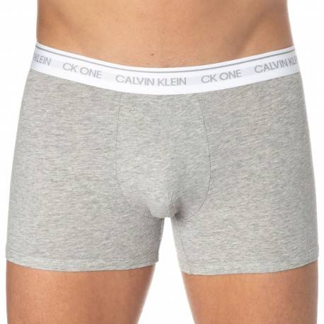 Calvin Klein Ck One Cotton Boxer Briefs - Heather Grey XL