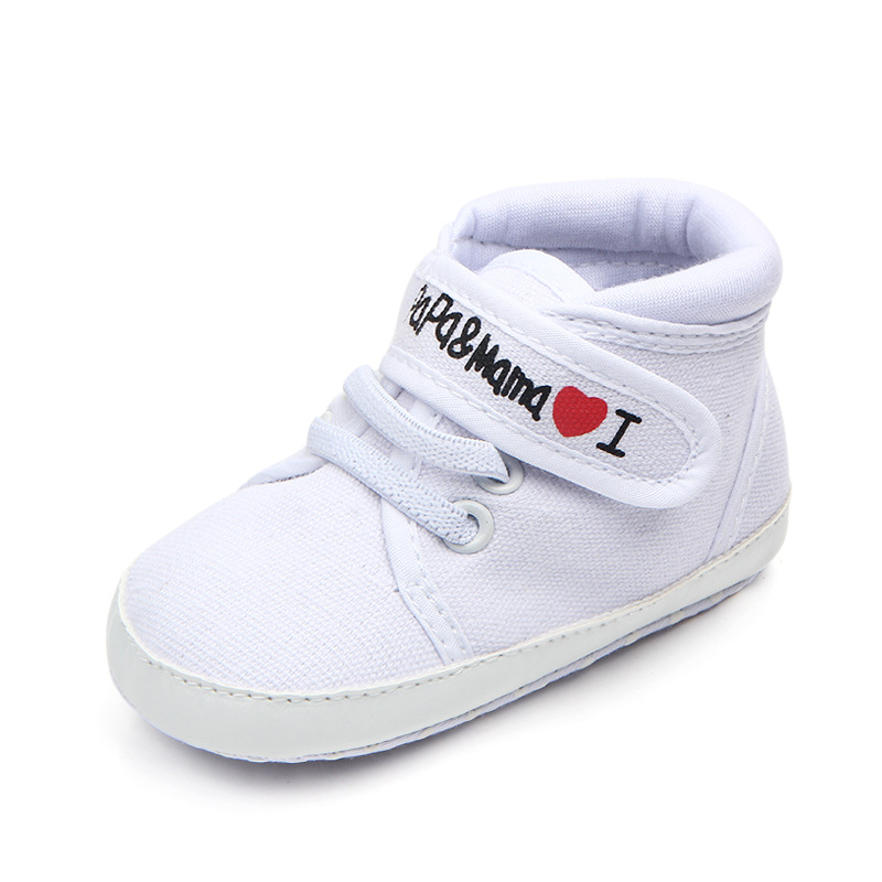 Baby / Toddler Letter Lace-up Prewalker Shoes