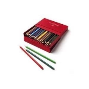 FABER-CASTELL Buntstifte COLOUR GRIP 2001, 36er Atelierbox dreieckig, farbig lackiert, mit Soft-Grip-Zone, Länge: 175mm (112436)