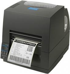 Citizen CL-S631II - Etikettendrucker - TD/TT - Rolle (11,8 cm) - 300 dpi - bis zu 100 mm/Sek. - USB, LAN, seriell - Schwarz