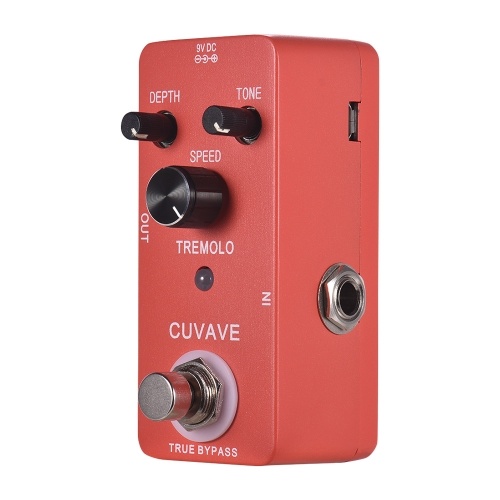 CUVAVE TREMOLO Classic Tremolo Effektpedal aus Zinklegierung True Bypass