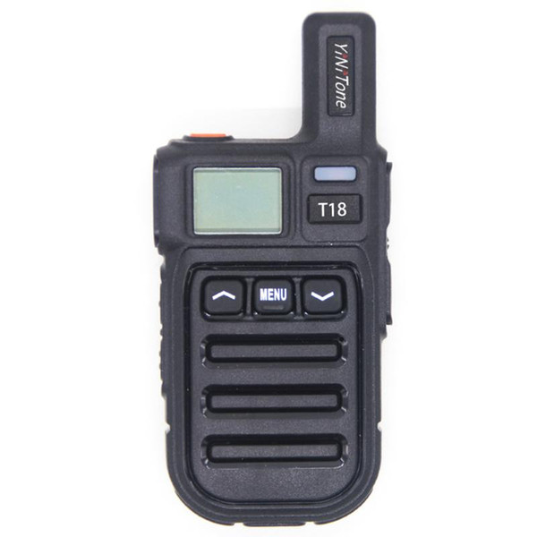 Portable T18 Mini Walkie Talkie Radio Station Communicator Transmitter Radio Transceiver Set Talkie With Vibration Function