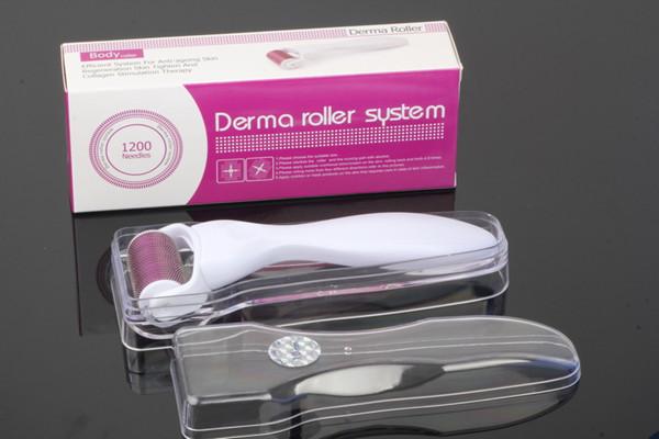 1200 Needle Derma Roller Stretch Mark Acne Scar BODY Therapy Equipment Wrinkles Derma Rolling System 1pcs/lot