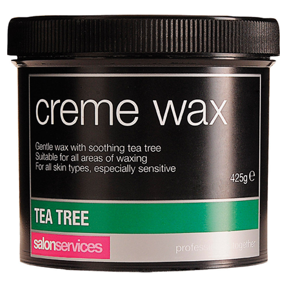 * salon services crème wax tea tree 425g