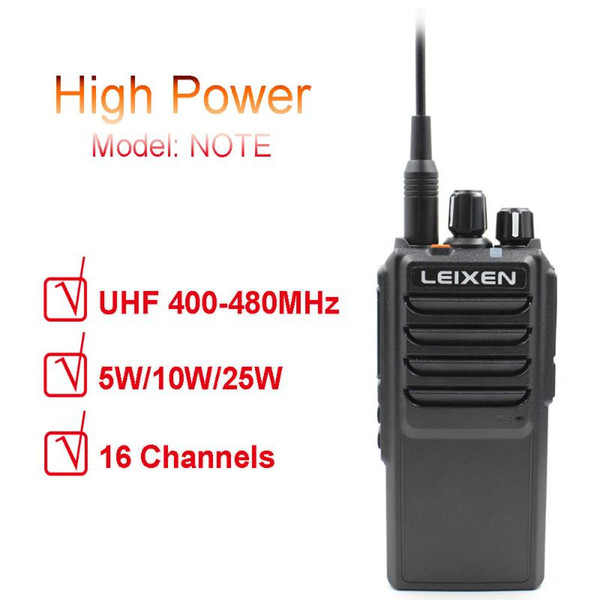High power Long talk Range UHF 2 way Radio LEIXEN NOTE 400-480MHz Long-Distance Ham Two Way Radio with cooling fan professio