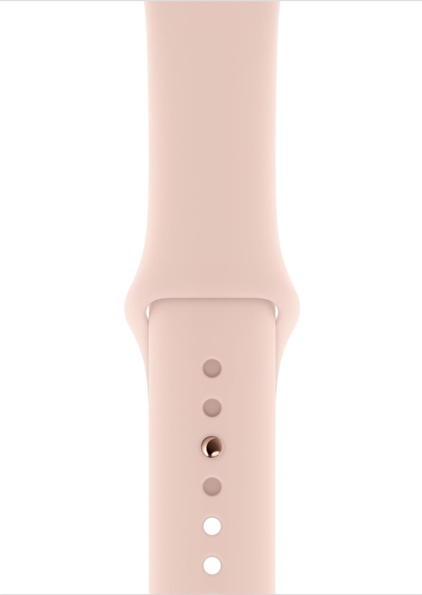 Apple 44mm Sport Band - Uhrarmband - 140-210 mm - rosa sandfarben - für Watch (42 mm, 44 mm) (MTPM2ZM/A)