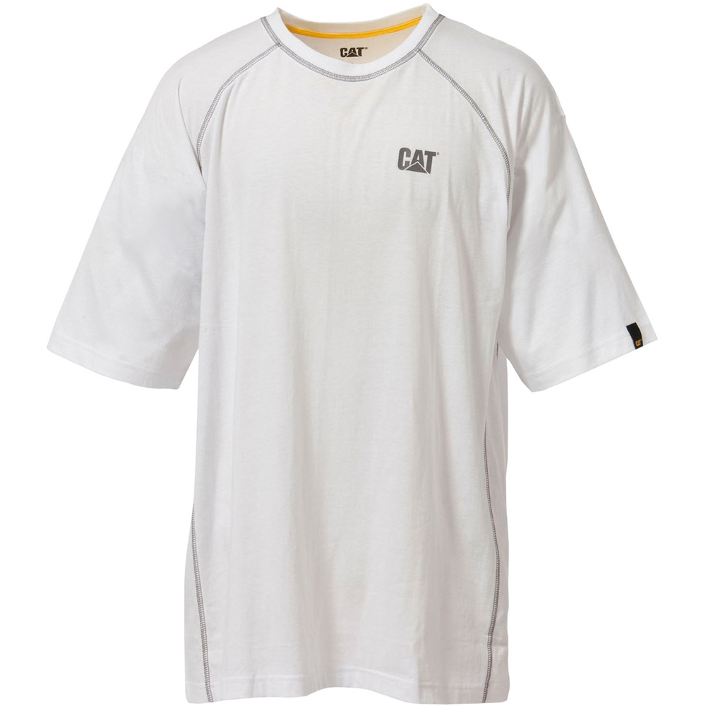 Caterpillar Mens Performance T Shirt White
