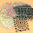 50 pcs 3D Nail Stickers nail art Manicure Pedicure Abstract / Fashion Daily