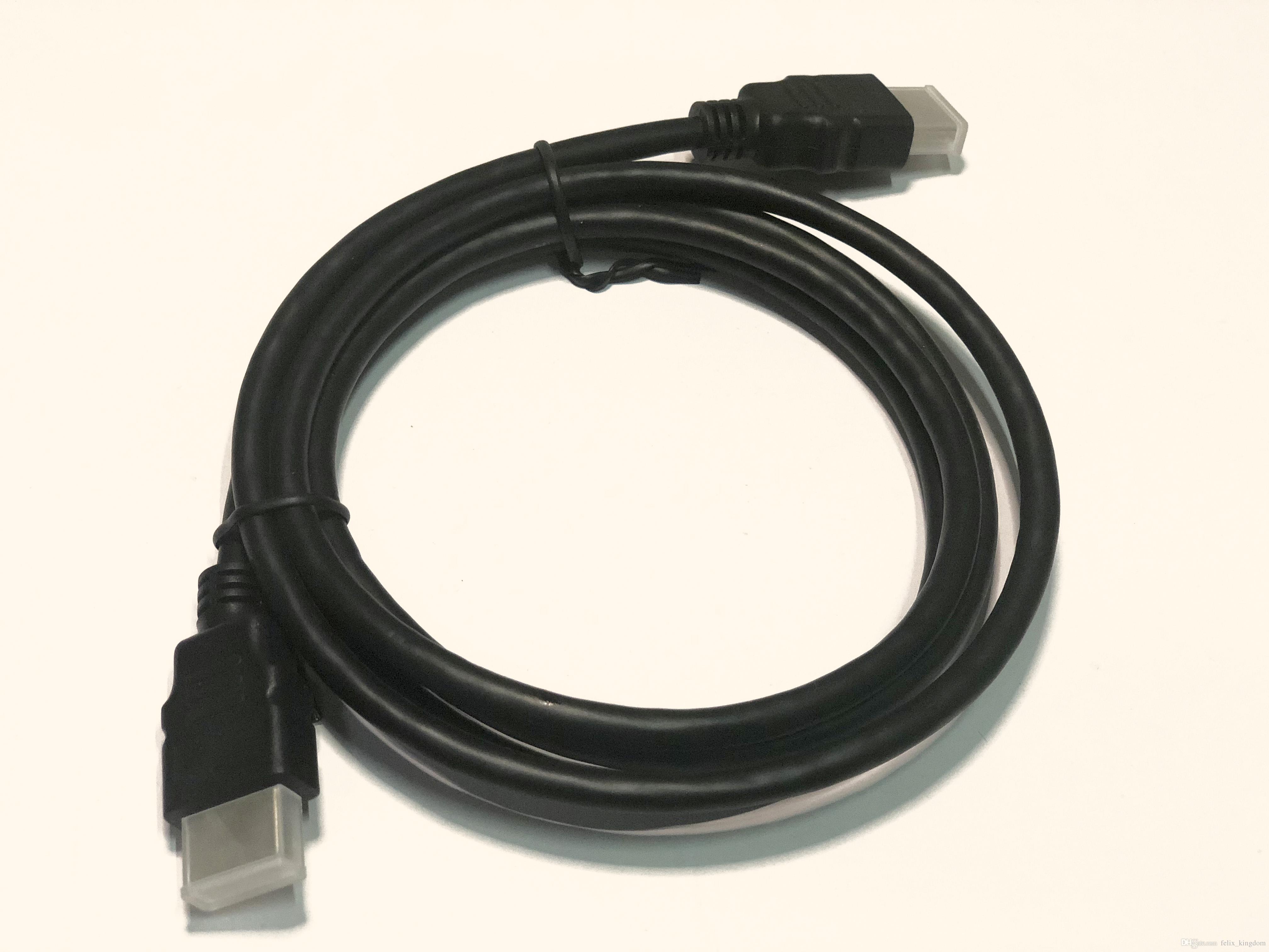 HDMI wire 1.5m pure black High Definition HD Computer connect cable