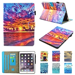 Tablet Case Cover For Apple iPad Air 10.9 5th 4th iPad 10.2'' 9th 8th 7th 360° Rotation Magnetic Shockproof Butterfly Panda Scenery TPU PU Leather Lightinthebox