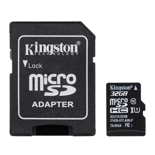 Kingston Class 10 8GB 16GB 32GB 64GB MicroSD TF Flash Memory Card 48MB/s with Card Adapter
