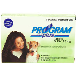 Program Plus For Dogs 11 - 20lbs (Green) 6 Tablet