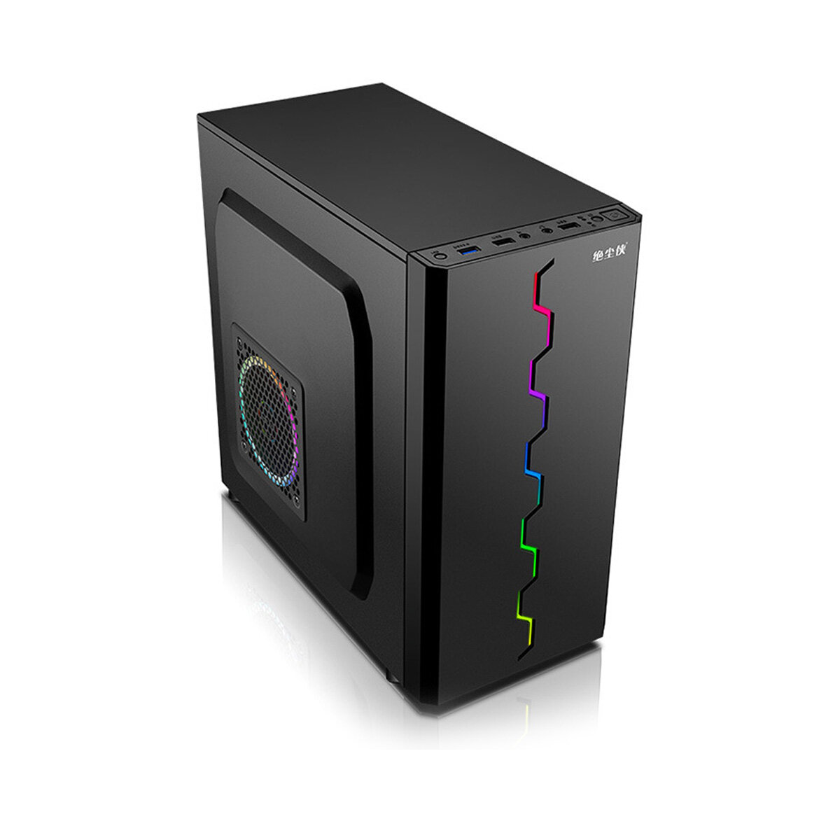 Mini Desktop Computer Case USB2.0 3 Fans MATX/MITX Support 355x188x360mm