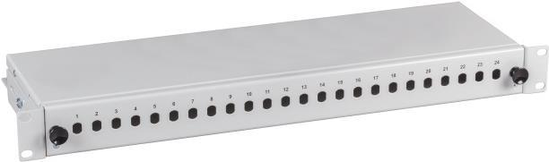 EFB-Elektronik Breakout-Box 24SC Simplex Front, tiefenverstellbar, 1 HE (53608.10)