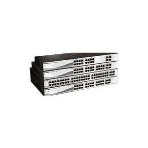 D-Link Web Smart DGS-1210-28P - Switch - verwaltet - 24 x 10/100/1000 (PoE) + 4 x Gigabit SFP - Desktop, an Rack montierbar - PoE (DGS-1210-28P)