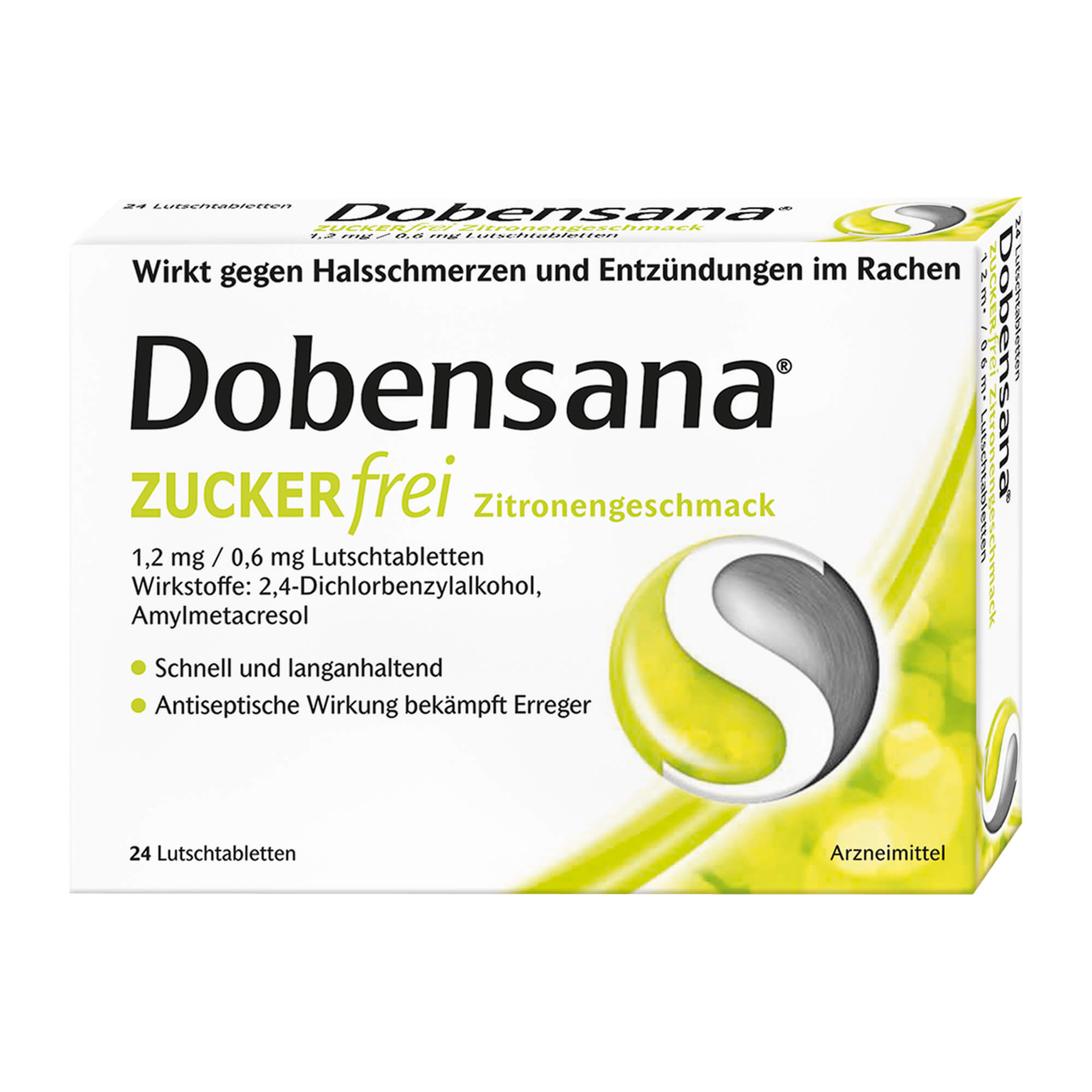 Dobensana Zuckerfrei Zitronengeschmack Lutschtabletten