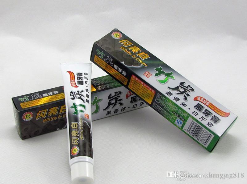 2017 new charcoal toothpaste white and clean whitening black toothpaste bamboo oral hygiene tooth paste high quality